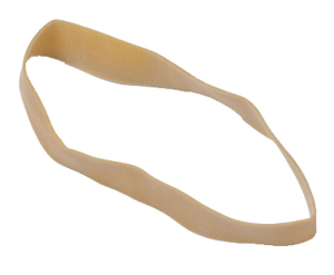 TONGUE TIE RUBBER BAND (EA)