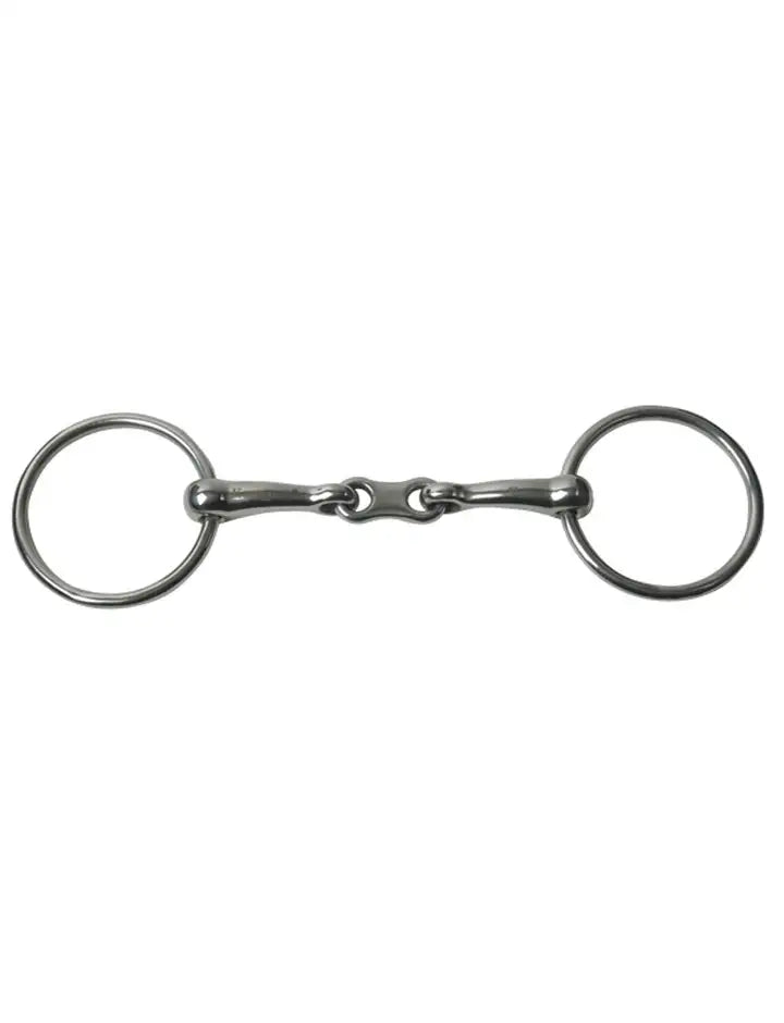 BIT SNAFFLE LR FRENCH SS 5IN