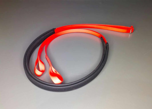 REINS PVC(ORG) LE H/S 16MM SS STC (BLK)