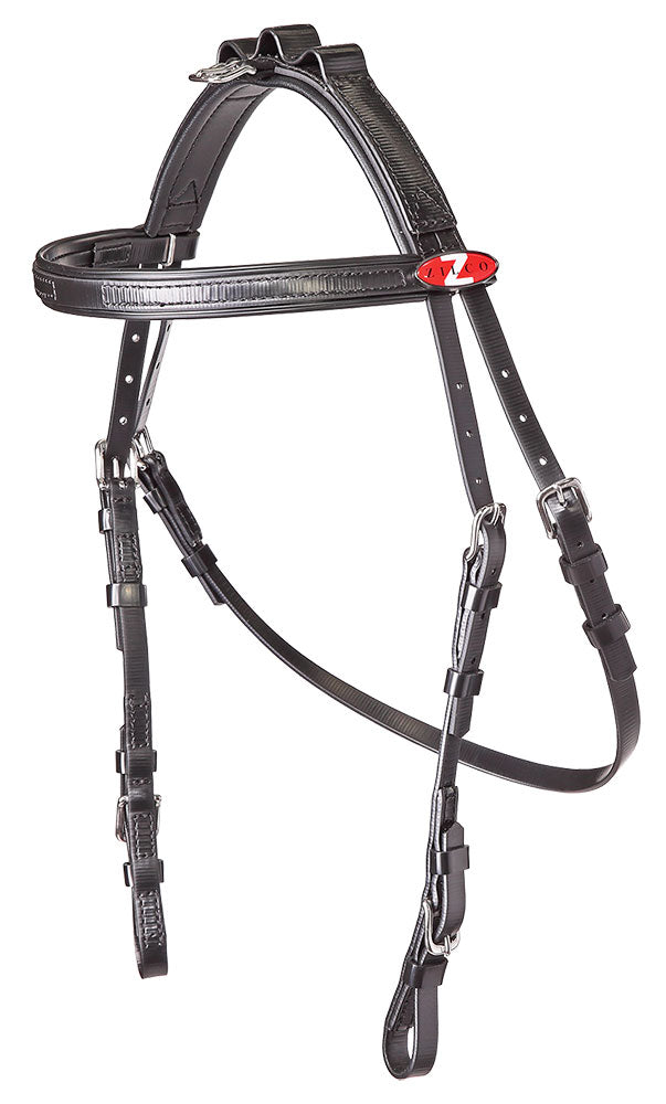 BRIDLE PVC SS 13MM ZILCO (BLK-BLK)