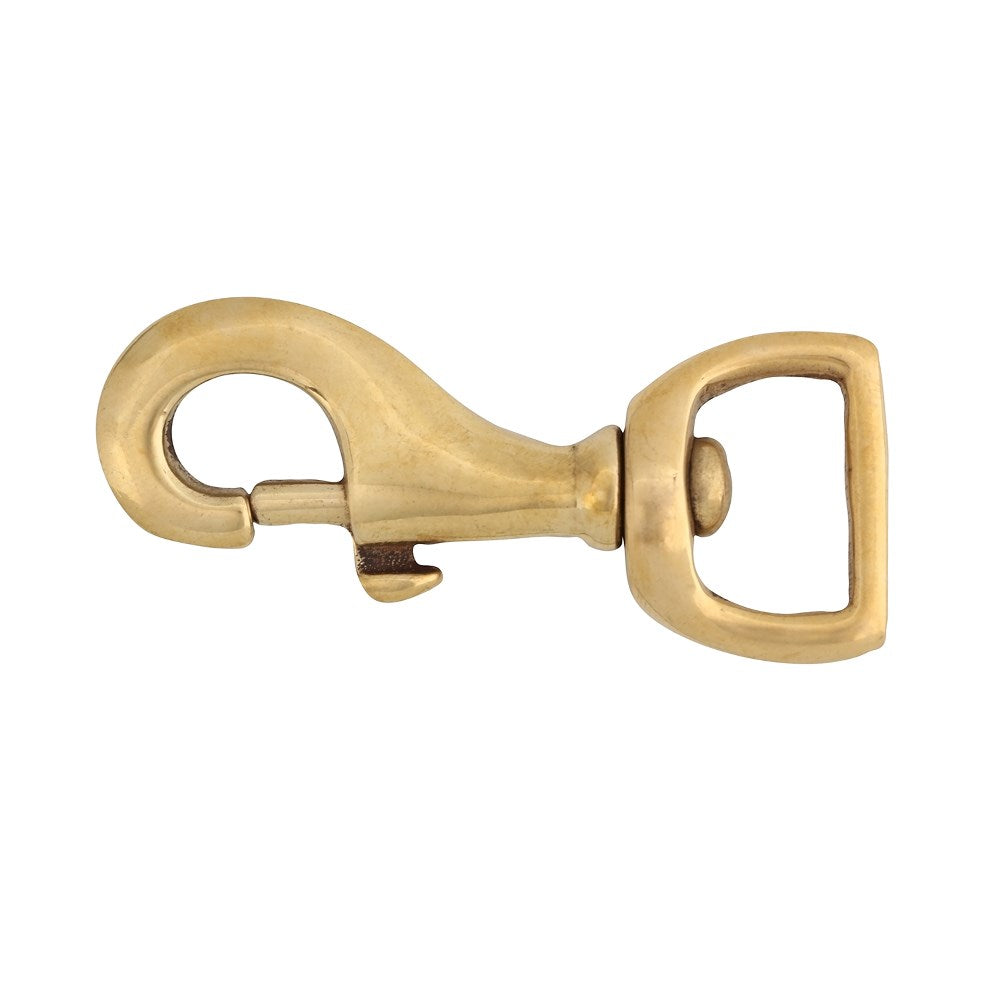 CLIP SQUARE EYE BRASS 1IN