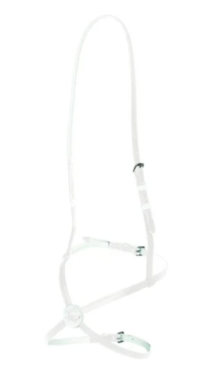 NOSEBAND FIG 8 PVC HS (WHT-WHT)