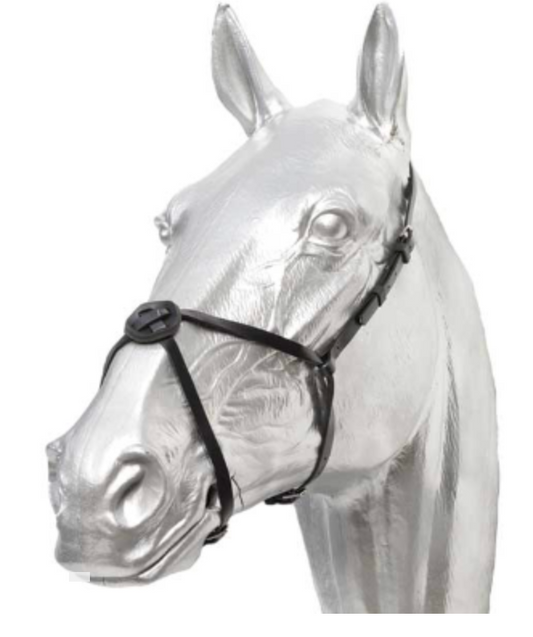 NOSEBAND GRACKLE PVC (WHT)