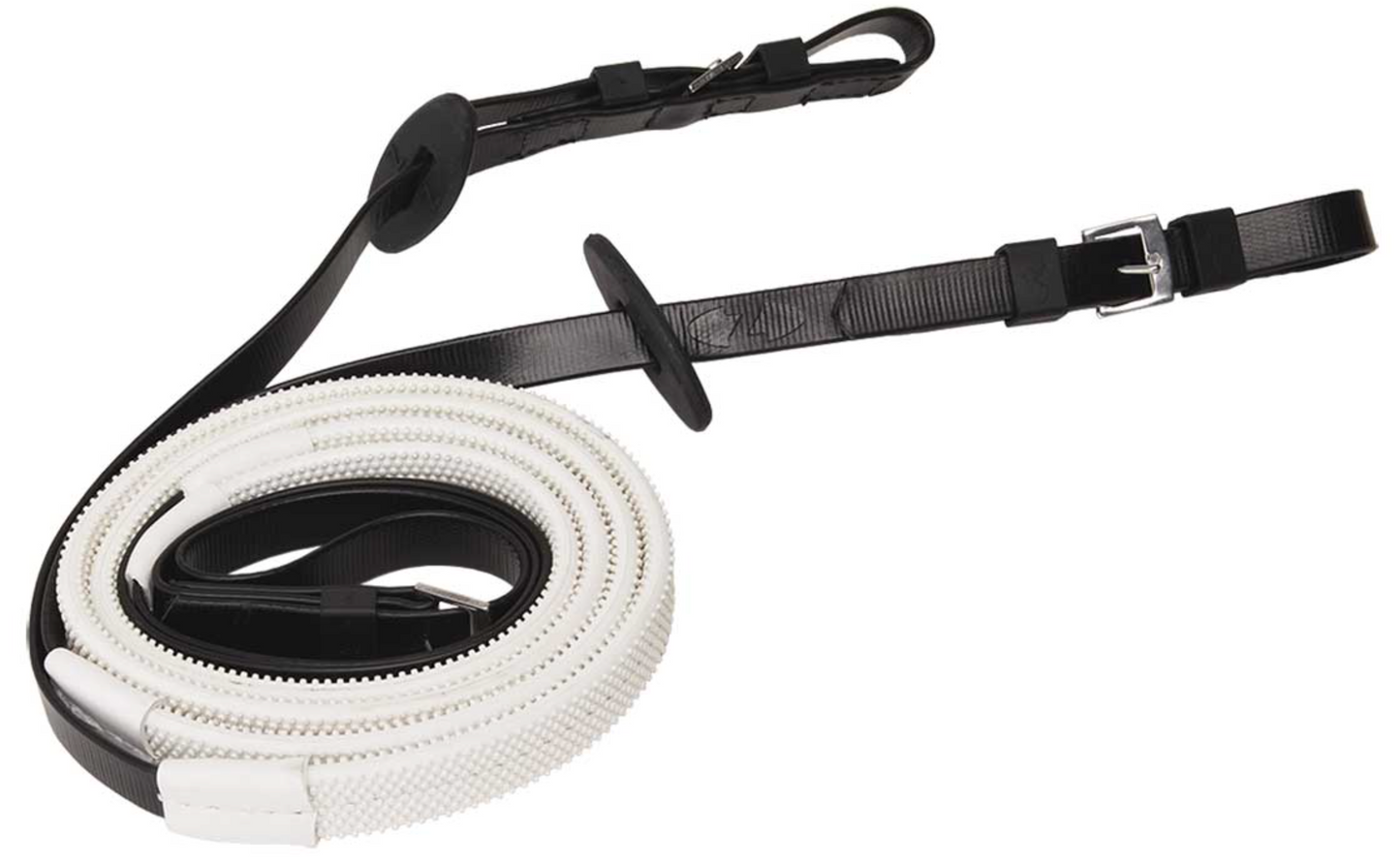 REINS PVC (WHT) LE 16MM BB ZILCO (BLK)