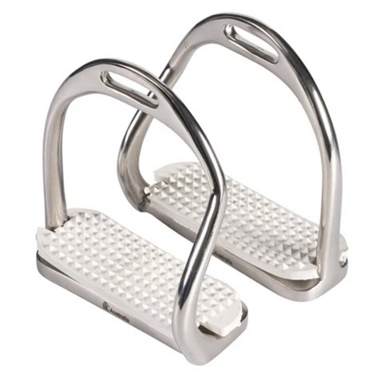 STIRRUP IRONS SAFETY SS 4.5IN