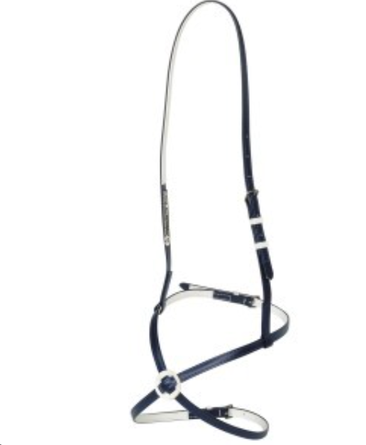 NOSEBAND FIG 8 PVC HS (BLK-BLK)