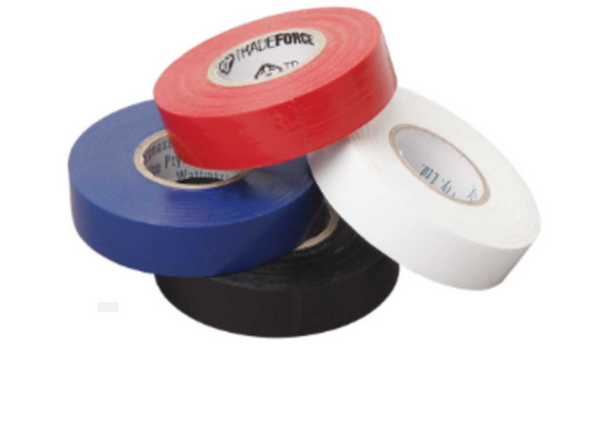 TAPE ELECT PVC (EA-WHT)