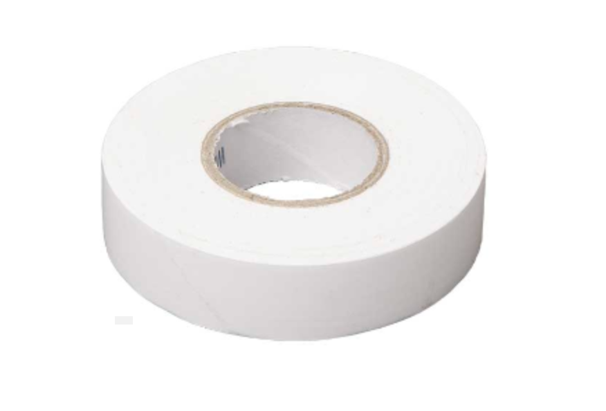 TAPE ELECT PVC (EA-WHT)