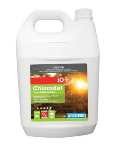 CHLORODET DISINFECTANT IO 5LT