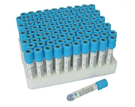 BLOOD TUBES BLUE TOP 2.7ML (TRAY 100)