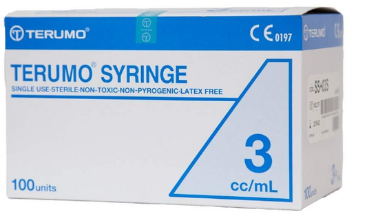 SYRINGES TERUMO 3ML (BX 100)