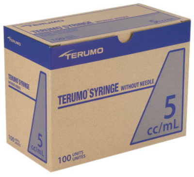 SYRINGES TERUMO 5ML (BX 100)