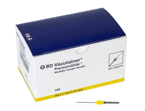 NEEDLES VACC 20G X 1IN (BX 100)