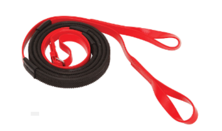 REINS PVC(RED) LE 16MM ZILCO (BLK)